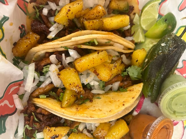 Al Pastor Tacos.
