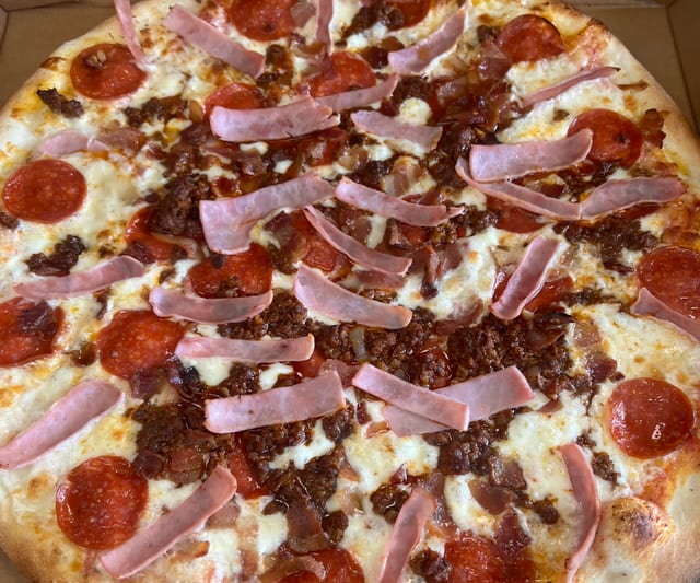 Mexican Meat Lover's Pizza.