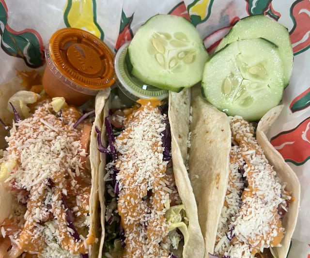 Tacos de Pescado.