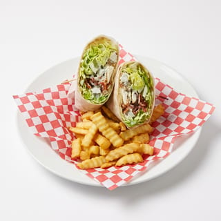 California Chicken Cheese Steak Wrap